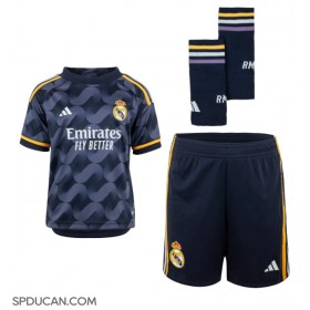 Dječji Nogometni Dres Real Madrid Rodrygo Goes #11 Gostujuci 2023-24 Kratak Rukav (+ Kratke hlače)